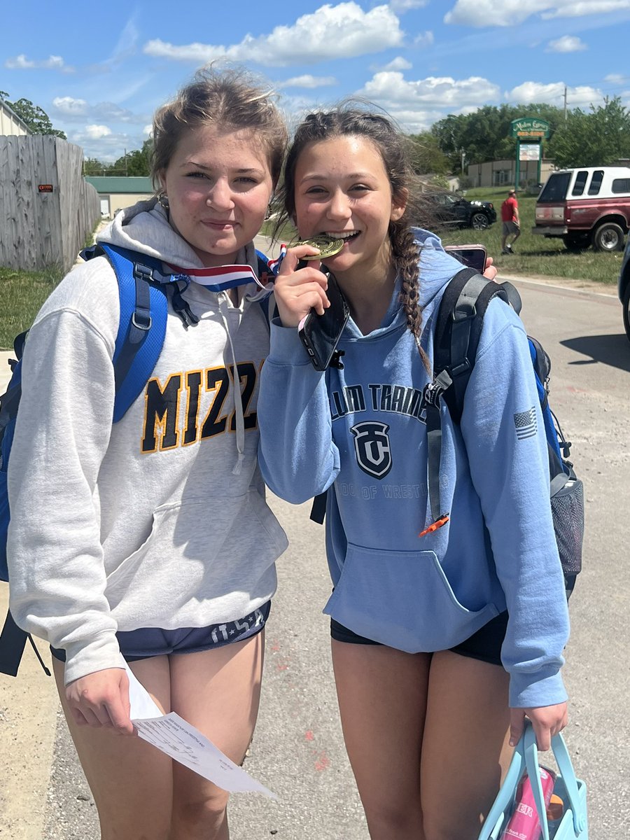 Congrats to <a href="/2027Kenadee/">Kenadee McDowell 2027</a> and. <a href="/annabowless/">AG</a> freestyle state champ and being able to represent team Missouri at nationals duals and Fargo, Kennadee pinned her way through tournament and Anna beat Stifter who was state champ and nationally ranked in the finals