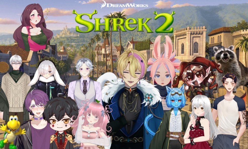 SHREK 2 READING FOR <a href="/XenoEphemeral/">✨ Xeno ✨ Space Prince VTuber</a>'s birthday right now on stream!

#Shrek #VTuber #ENVTuber