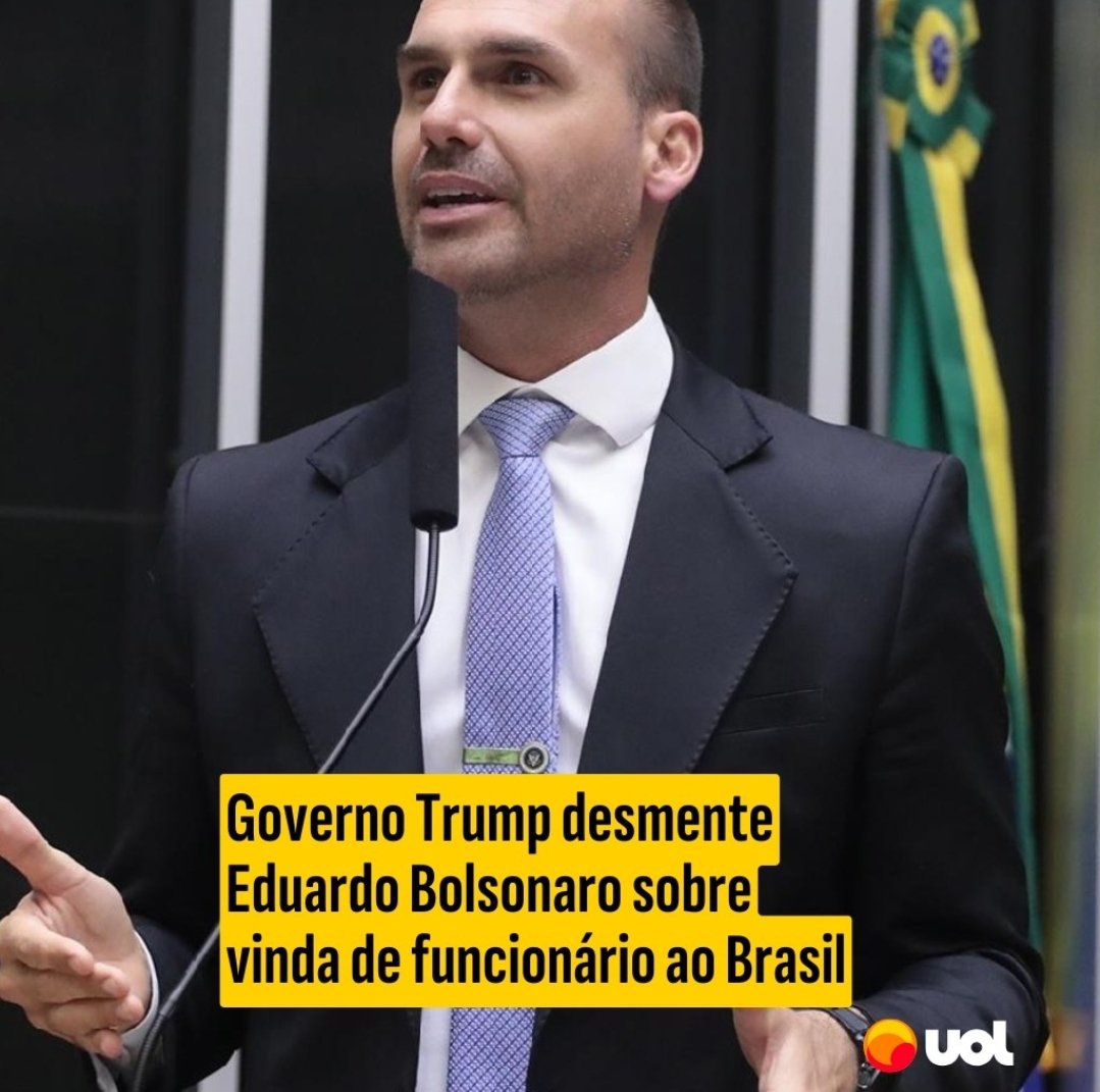 Lembra que disseram que um funcionário dos EUA estava vindo ao Brasil aplicar sanções no Alexandre de Moraes. Então, era fake.