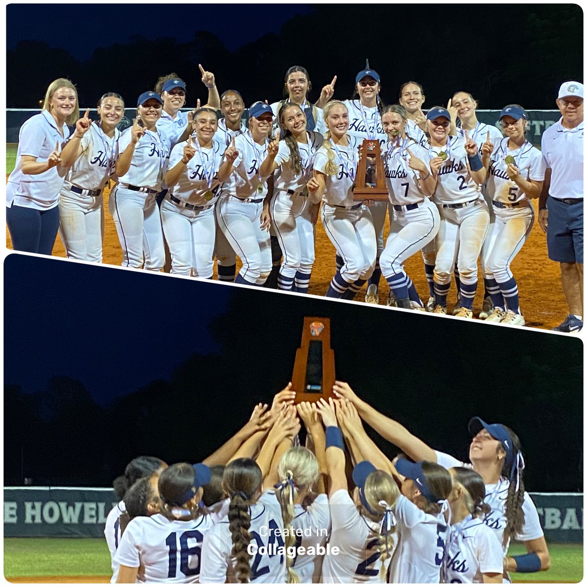 Proud of my teammates and coaches. LHHS District Champs! Bumped our record up to 21-4 and are getting ready for Regionals. ⁦<a href="/LHSoftball/">Lake Howell Softball🥎</a>⁩ ⁦<a href="/07Vipers/">Atlanta Vipers Gold '07 - Maldonado</a>⁩ ⁦<a href="/LHHS_Athletics/">Lake Howell Athletics</a>⁩ #HawkStrong