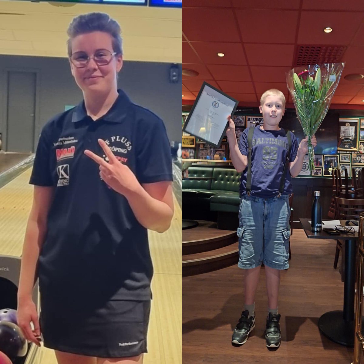 IFPluss's tweet image. Stort grattis 🥳🎳👏till Emma och Lukas som är klara för SM veckan ! #parabowling