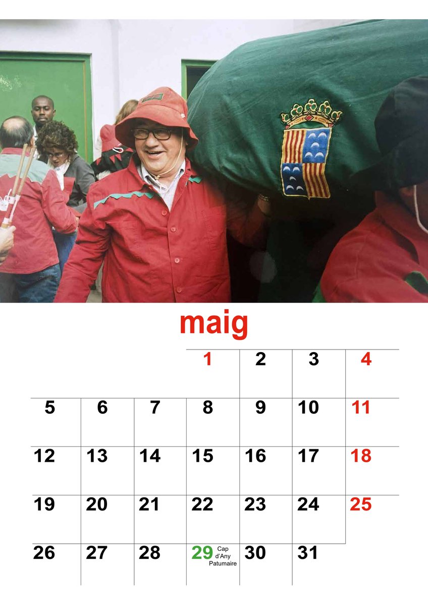 Calendari 2025: Maig
#Berga #Patum #Plens #Maces #PlensiMaces #Vestidors #VestidorsDePlensiMaces #400Anys #macesplenes #LaPatum #any2025