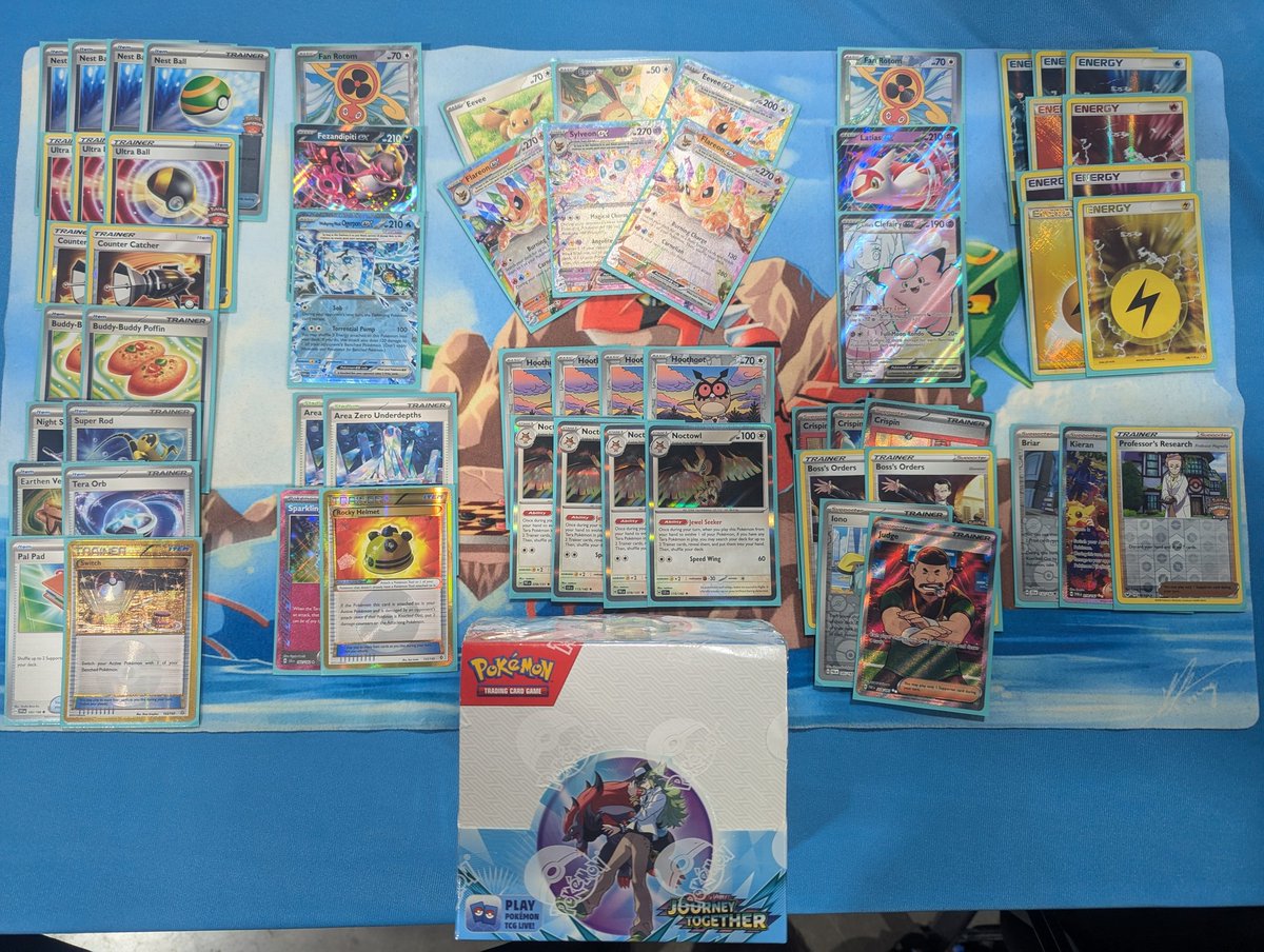 SamRindeli's tweet image. What a weekend, I started the day 7-0 ending 7-1. 1-1-2 in day 2 to place top 64. The deck felt incredible all day just had some small mishaps and unfortunate whiffs in day 2.

Shout-outs to @SevignyTCG @HunterSmith717 @Cambo53871561 @Dyl_PTCG for the testing, advice and support