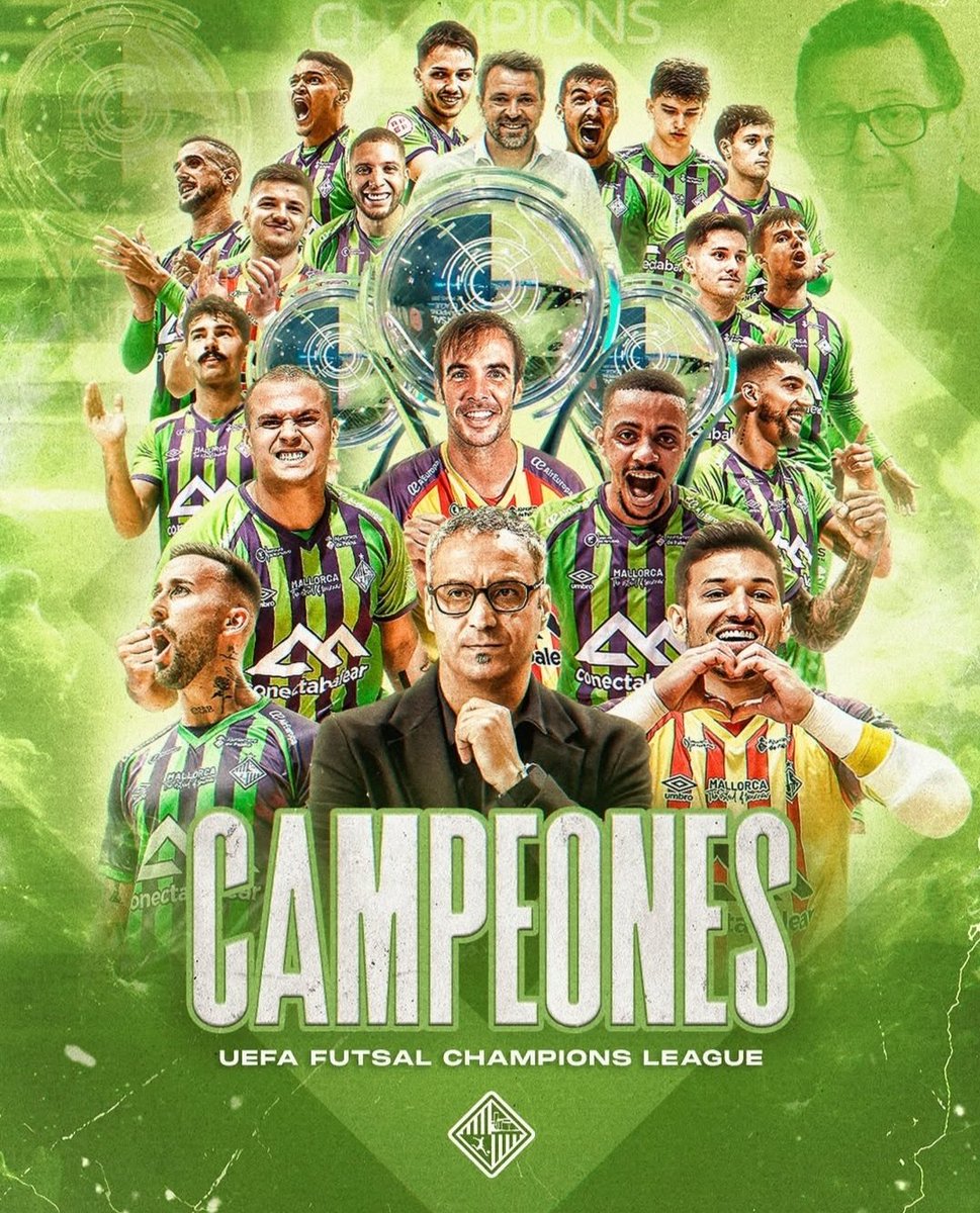 MALLORCA WATERPOLO (@mallorcawc) on Twitter photo 🏆🏆🏆 Enhorabona <a href="/PalmaFutsal/">Illes Balears Palma Futsal</a> per aquesta tercera Champions League 💪🏼💜
<a href="/ConectaBalear/">ConectaBalear</a>
<a href="/FundacioPalmaFS/">Fundació Palma Futsal</a>
#fornfondo
#linearquitectura 🏆🏆🏆 Enhorabona <a href="/PalmaFutsal/">Illes Balears Palma Futsal</a> per aquesta tercera Champions League 💪🏼💜
<a href="/ConectaBalear/">ConectaBalear</a>
<a href="/FundacioPalmaFS/">Fundació Palma Futsal</a>
#fornfondo
#linearquitectura