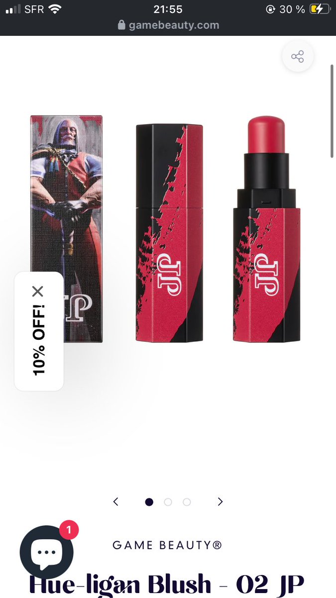 Je viens de découvrir que y’a une marque de maquillage qui a fait une collab sf6 je vais m’étouffer