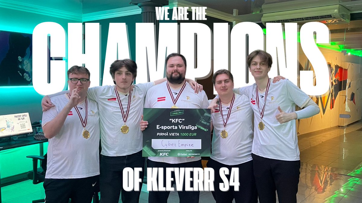 CHAMPIONS OF @esportavirsliga SEASON 4
JOB DONE✅
GGWP of all teams that played against us!