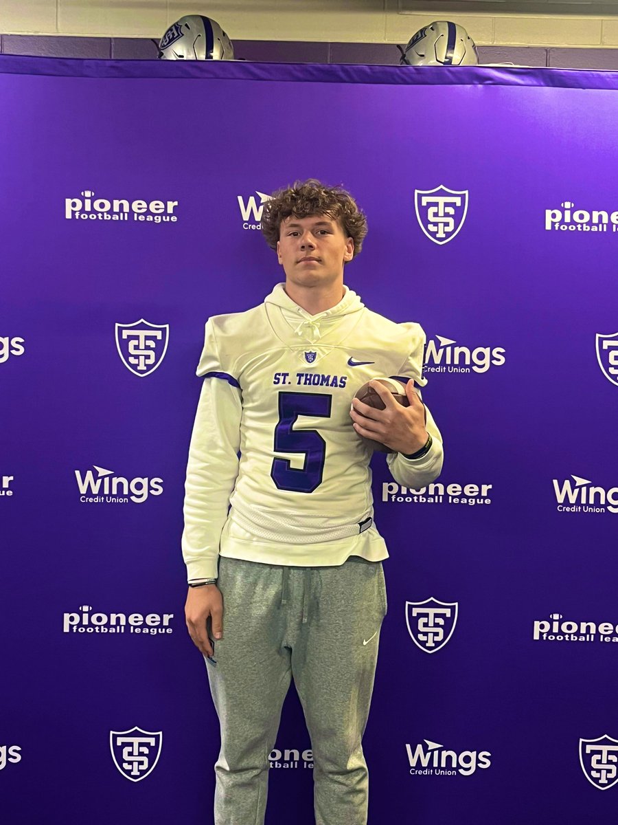 Grant Emery (@grant_emery14) on Twitter photo Had a great time up at the University of St. Thomas yesterday! Thank you <a href="/JosephBlume92/">Joseph Blume</a> for the invite up to campus to learn more about the program.
<a href="/UST_Football/">St. Thomas Football</a>
<a href="/MoellerFootball/">Archbishop Moeller Football</a>
<a href="/Coach_B10/">Bert Bathiany V</a>
<a href="/CoachNickSharp/">Nick Sharp</a>
<a href="/ZachEdwards_/">Coach (E)dwards</a>
<a href="/AMcLainXIX/">Adam McLain</a>
<a href="/CoachKontsis/">GKontsis</a> Had a great time up at the University of St. Thomas yesterday! Thank you <a href="/JosephBlume92/">Joseph Blume</a> for the invite up to campus to learn more about the program.
<a href="/UST_Football/">St. Thomas Football</a>
<a href="/MoellerFootball/">Archbishop Moeller Football</a>
<a href="/Coach_B10/">Bert Bathiany V</a>
<a href="/CoachNickSharp/">Nick Sharp</a>
<a href="/ZachEdwards_/">Coach (E)dwards</a>
<a href="/AMcLainXIX/">Adam McLain</a>
<a href="/CoachKontsis/">GKontsis</a>