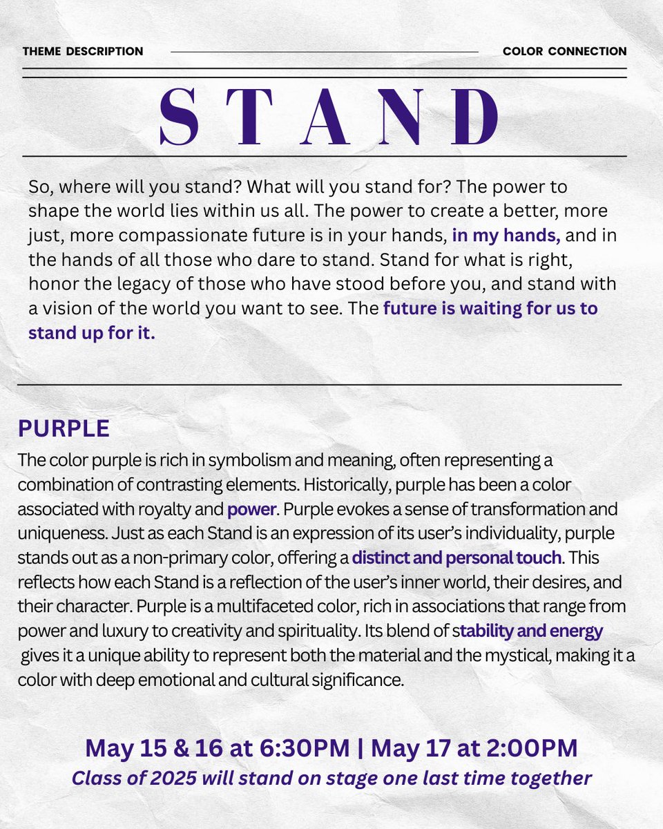 CAPSdance (@capsdance2207) on Twitter photo Show theme reveal for the 2025 BDD Spring Dance Concert… STAND!
All 200+ dancers have put in the work and are ready to present this incredible show!
🗞️See you May 15 & 16 at 6:30PM & May 17 at 2:00PM!
🗞️Tickets on sale to the public WEDNESDAY, May 7th!
<a href="/NBroughtonHS/">Broughton Magnet HS</a> <a href="/BHSCaps/">Broughton Caps</a> Show theme reveal for the 2025 BDD Spring Dance Concert… STAND!
All 200+ dancers have put in the work and are ready to present this incredible show!
🗞️See you May 15 & 16 at 6:30PM & May 17 at 2:00PM!
🗞️Tickets on sale to the public WEDNESDAY, May 7th!
<a href="/NBroughtonHS/">Broughton Magnet HS</a> <a href="/BHSCaps/">Broughton Caps</a>