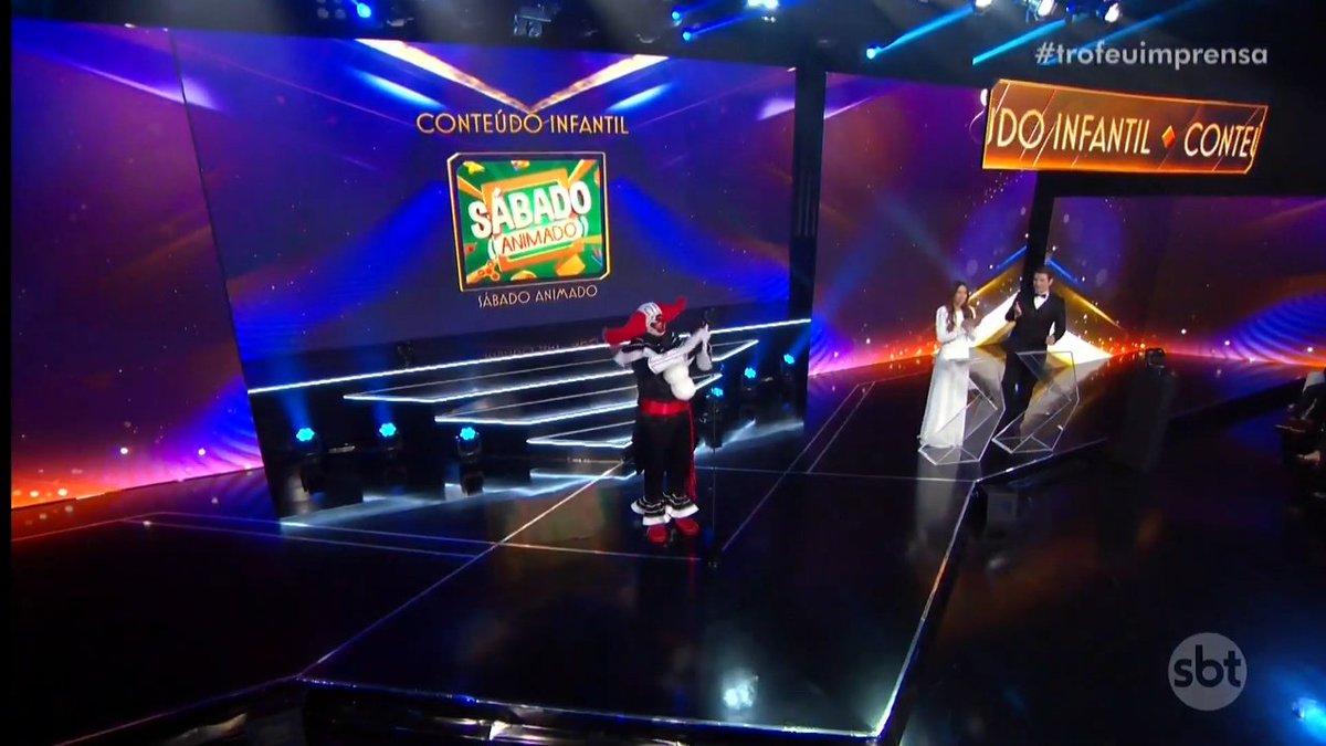 CentralSBTista's tweet photo. 🏆 Sábado animado ganha na categoria programa infantil!
#Trofeu #TrofeuImprensa #TrofeuInternet #Cerimonia #PatriciaAbravanel #CelsoPortiolli #SBT #SBTista #Fa #Programa #SilvioSantos https://t.co/m4dBCEy5pV