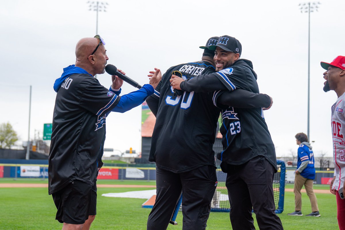 Micah Hyde Charity Softball Game (@hydesoftball) on Twitter photo Home Run Derby winner Dewayne Carter !! <a href="/Dewaynecarter0/">DeWayne Carter</a> he took home the trophy and the infamous golden bat. Congratulations 🍾 Home Run Derby winner Dewayne Carter !! <a href="/Dewaynecarter0/">DeWayne Carter</a> he took home the trophy and the infamous golden bat. Congratulations 🍾