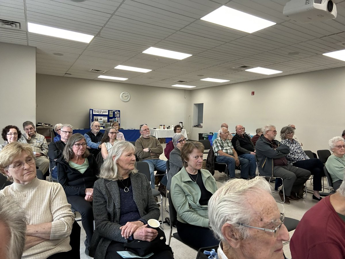 SenatorRobBlack's tweet image. Thanks to the Wellington County Historical Society for asking Playwright Dale Hamilton to perform her one-woman show ‘She Won’t Come in from the Field” today, at their spring public meeting. The @SenateCA #AGFO Soil Health Report ‘Critical Ground’ features prominently in the…