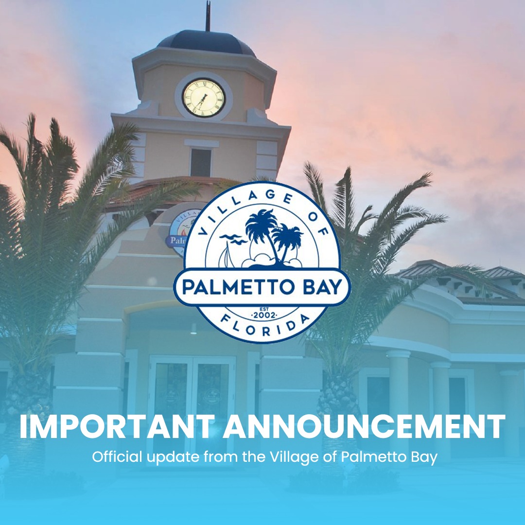 Staff is assessing flooding conditions throughout the village.  Please report any observed flooding on Street by Street.  Download the app or report flooding conditions online:  palmettobay-fl.gov/1014/Report-a-…