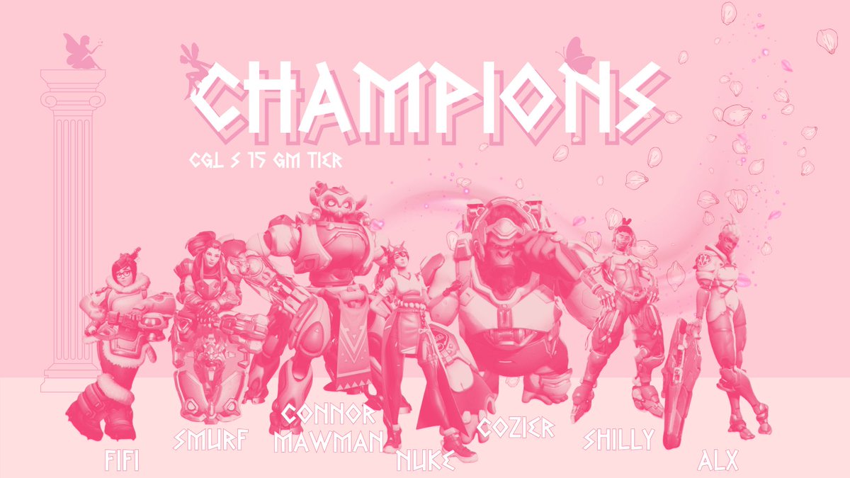Your <a href="/ConsoleGamingLG/">CGL</a> GM Tier Champions. KINAIDOS.

Last minute sign ups to Kings of the land.
#DreamBig