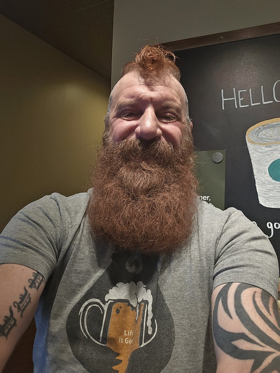 Montaz Hazelton (@montazmorgan) on Twitter photo A good smile a day just makes this a bit better. <a href="/montazmorgan/">Montaz Hazelton</a> #tattooedbeast #tattooeddady #longbeard A good smile a day just makes this a bit better. <a href="/montazmorgan/">Montaz Hazelton</a> #tattooedbeast #tattooeddady #longbeard