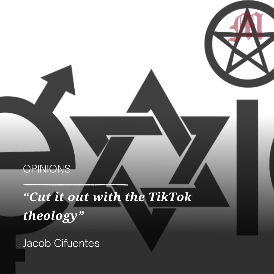 NEW IN OPINIONS---
⁠
Read Jacob Cifuentes's "Cut it out with the TikTok theology" by clicking the link below.

📸: Annie McShane/The Miscellany News
⁠
miscellanynews.org/2025/04/30/opi…

#vassar #vassarcollege #themisc #themiscnews #themiscellanynews #collegenewspaper #poughkeepsie