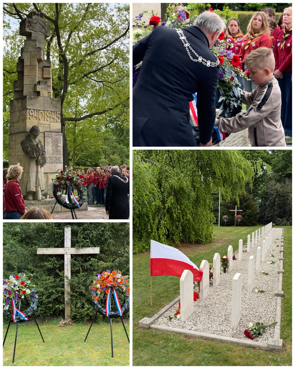 #Dodenherdenking <a href="/GemeenteRaalte/">Gemeente Raalte</a> ter ere van #80jaarvrijheid was zeer indrukwekkend! Goed om met zovelen de gevallenen en de mensen die voor onze vrijheid hebben gestreden te gedenken!
Twee minuten stil, opdat we niet vergeten!