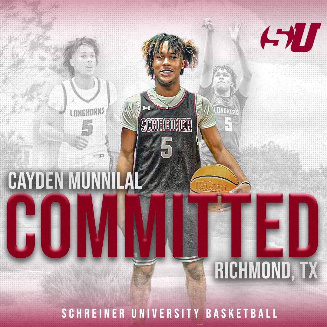 George Ranch Hoops (@hoopsranch) on Twitter photo A big congratulations to our very own Cayden Munnilal, on his commitment to Schreiner University. He's definitely going to do great and big things at Schreiner. Let's Go! <a href="/pinkpatterson/">Heather Patterson</a> <a href="/CoachADutch/">Coach Alicia Dutch</a> <a href="/CoachCaseyVogt/">Casey Vogt</a> <a href="/cayden_munnilal/">Cayden Munnilal</a> <a href="/StatScinta/">Sam Scinta</a> A big congratulations to our very own Cayden Munnilal, on his commitment to Schreiner University. He's definitely going to do great and big things at Schreiner. Let's Go! <a href="/pinkpatterson/">Heather Patterson</a> <a href="/CoachADutch/">Coach Alicia Dutch</a> <a href="/CoachCaseyVogt/">Casey Vogt</a> <a href="/cayden_munnilal/">Cayden Munnilal</a> <a href="/StatScinta/">Sam Scinta</a>
