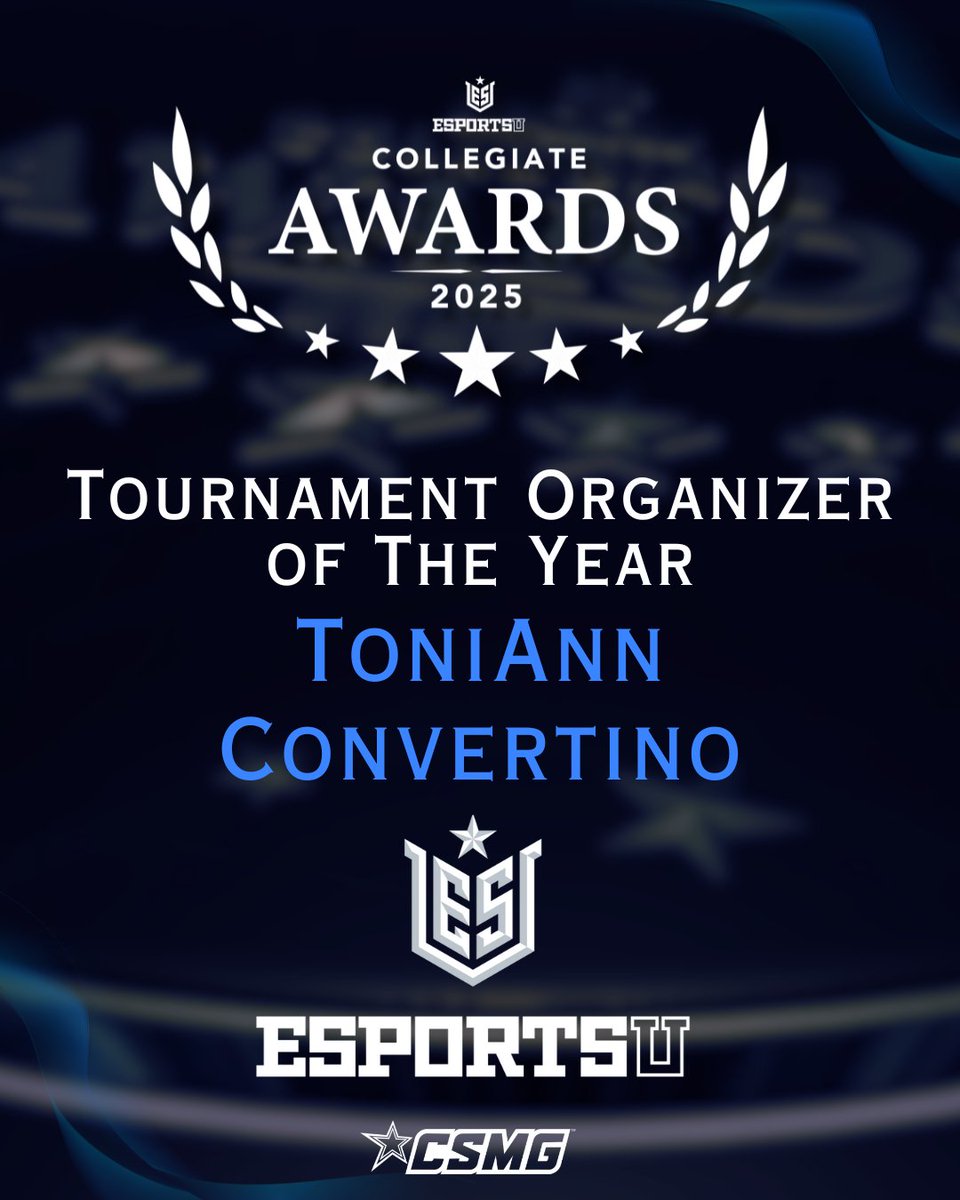 EsportsU (@esportsugaming) on Twitter photo Our final EsportsU Collegiate Awards have been given out at #CECCTexas2025 🏅 Congratulations to <a href="/neonnstarr/">Toni | Neon</a> for winning Tournament Organizer of the Year! Our final EsportsU Collegiate Awards have been given out at #CECCTexas2025 🏅 Congratulations to <a href="/neonnstarr/">Toni | Neon</a> for winning Tournament Organizer of the Year!