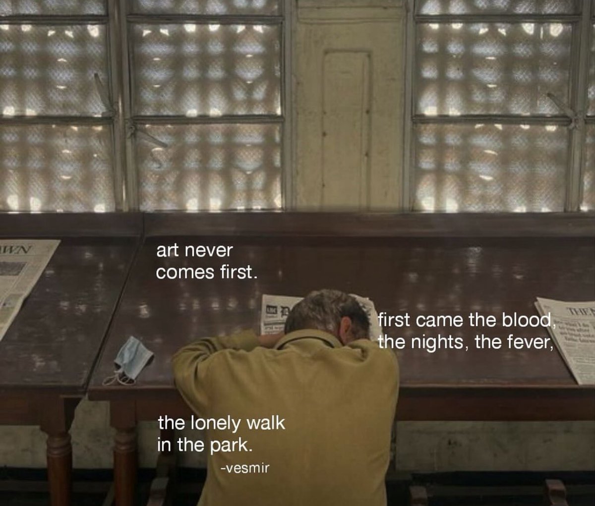 The pain and Art go together 💜