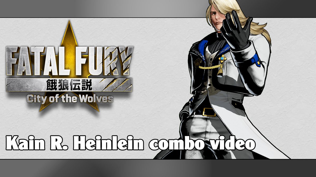 FATAL FURY CotW: Kain R. Heinlein combo video is up!

Full video @ youtu.be/go3WUJ_OSIs

#COTW #COTW_KAIN
