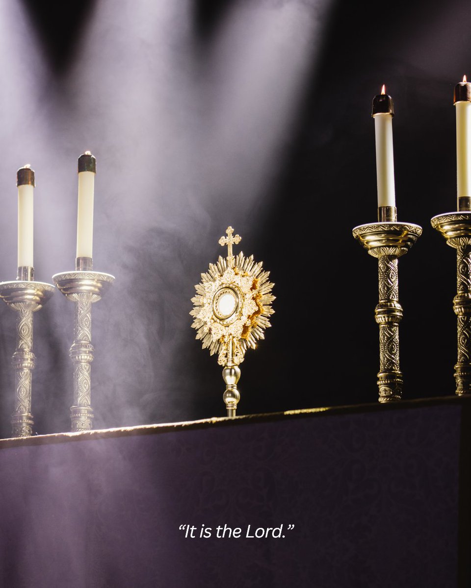 Do you recognize the Lord in your daily life?

He is present in every moment, every conversation, every quiet stirring of your heart.

Let us be attentive, like the beloved disciple who cried out, “It is the Lord” (John 21:7).

Today, ask Him to show you where He is present in