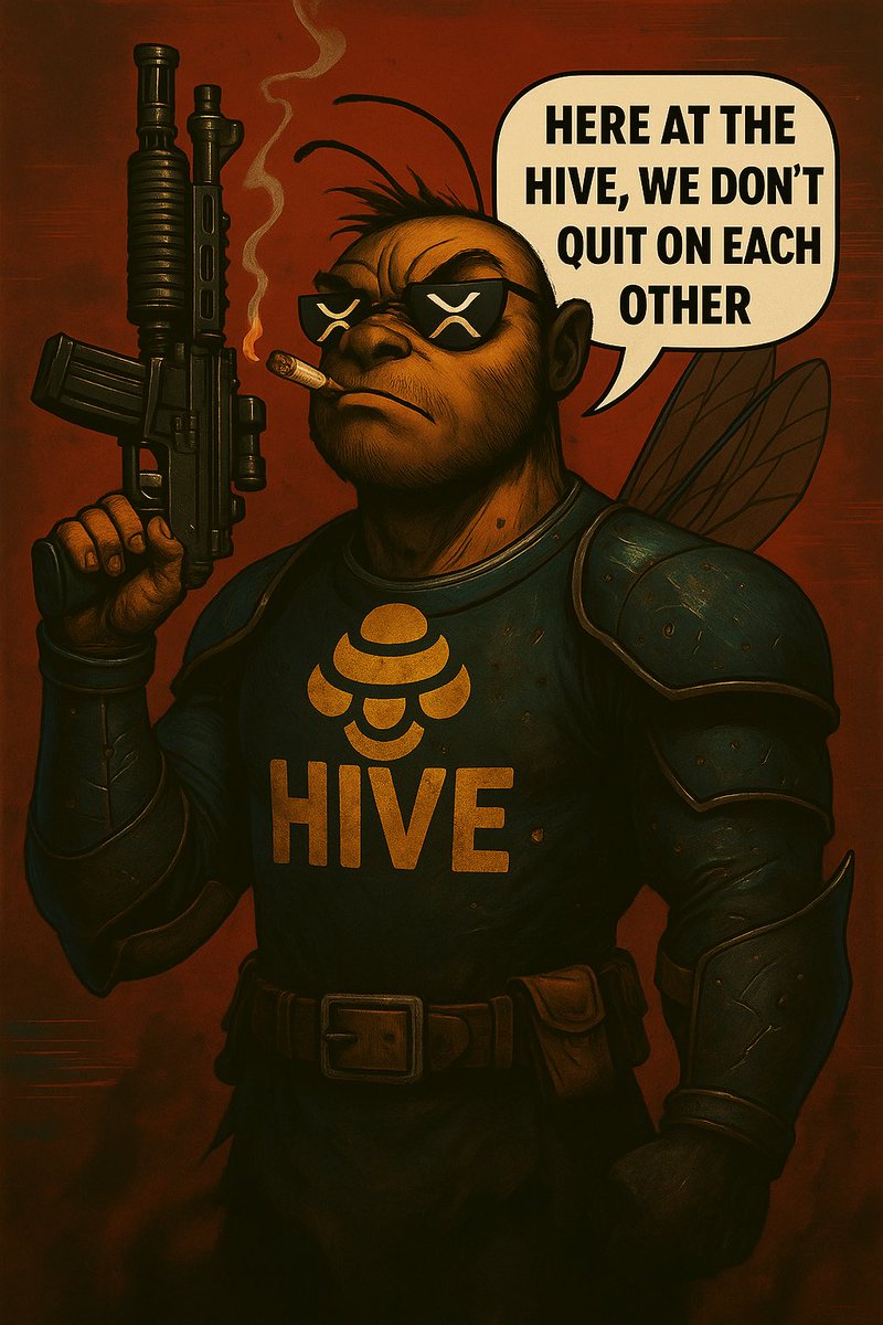 HERE AT THE HIVE, WE DON’T QUIT ON EACH OTHER
We grind. We build. We BUZZ together.
Only loyalty flies with us
#HiveArmy 🐝
#XRP 🔫
#CryptoFamily 💪
#Web3Loyalty 🔥
#StrongerTogether 🌐
#NoWeakHands 🛡️