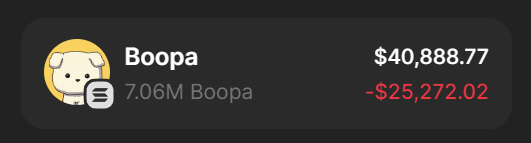It kinda looks like I’ve already done a $25,000 giveaway.

Maybe I should do a $1,000 one just for the community?

$BOOPA  show the power of our community!  

$1000 giveaway just for $BOOPA holders 

 - Follow  

- Like &amp; RT  

- Drop your $SOL wallet
