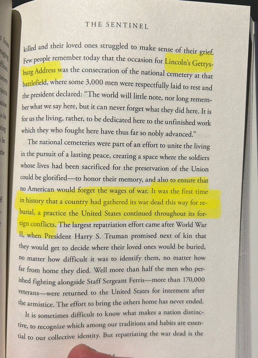 On #RemembranceDay, I’m reading about the head of the US #NationalCemeteryAdministration. I had no idea the US was the first country ever to gather its war dead for reburial at home. 
This is who they’re firing.

#gregshapiro #whoisgovernment #gettysburg #michaellewis #caseycep