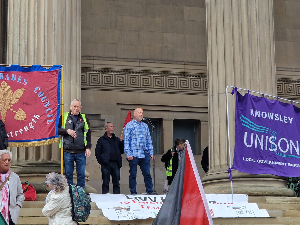Lee (@leejhunter) on Twitter photo Privileged to once again represent <a href="/fbumerseyside/">FBU Merseyside</a> with <a href="/Jonah_1988/">Graeme ‘Jonah’ Jones</a> at the Liverpool May Day March.
We marched alongside many giants of the trade union movement in our city.
Amazing speeches on the LIVV Housing strike, Save Liverpool Women's Hospital, Trans Rights and Palestine Privileged to once again represent <a href="/fbumerseyside/">FBU Merseyside</a> with <a href="/Jonah_1988/">Graeme ‘Jonah’ Jones</a> at the Liverpool May Day March.
We marched alongside many giants of the trade union movement in our city.
Amazing speeches on the LIVV Housing strike, Save Liverpool Women's Hospital, Trans Rights and Palestine