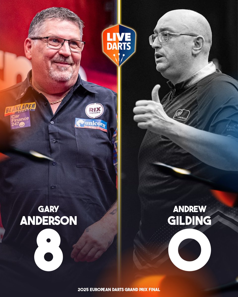 livedarts's tweet image. 𝗔𝗡𝗗𝗘𝗥𝗦𝗢𝗡 𝗚𝗢𝗘𝗦 𝗕𝗔𝗖𝗞-𝗧𝗢-𝗕𝗔𝗖𝗞 🏆🏆

Gary Anderson successfully retains the European Darts Grand Prix title in Sindelfingen courtesy of a whitewash win over Andrew Gilding in the final! 🏴󠁧󠁢󠁳󠁣󠁴󠁿🚂

#EDGP25