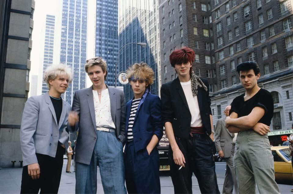 Duran Duran photographed by David Tan in New York City, September 1981.