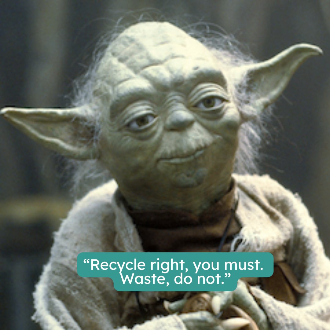 ArizonaDEQ's tweet photo. This #StarWarsDay, be a force for the environment! Simple changes can make a big impact:
⭐Carpool or telecommute once a week
⭐Learn the dos and don’ts of recycling
⭐Pick up trash when you’re out for a walk
#MaytheFourthBeWithYou #RecycleRight #ProtectAZ https://t.co/79OtW464T8