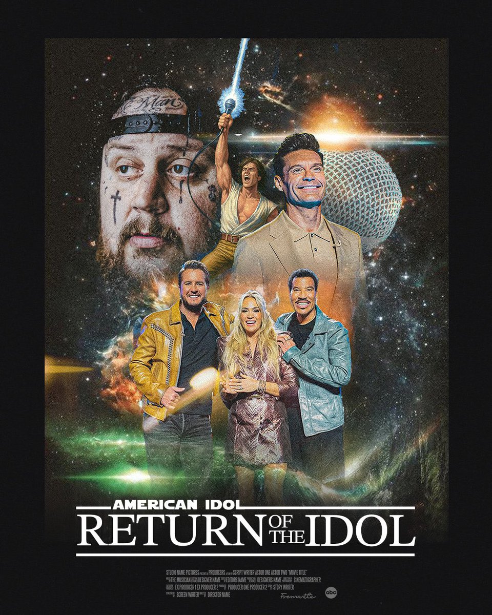 RyanSeacrest's tweet image. This is the show you’re looking for. The competition strikes back LIVE tonight. Don’t miss it. May the fourth be with you #AmericanIdol #StarWarsDay #StarWars