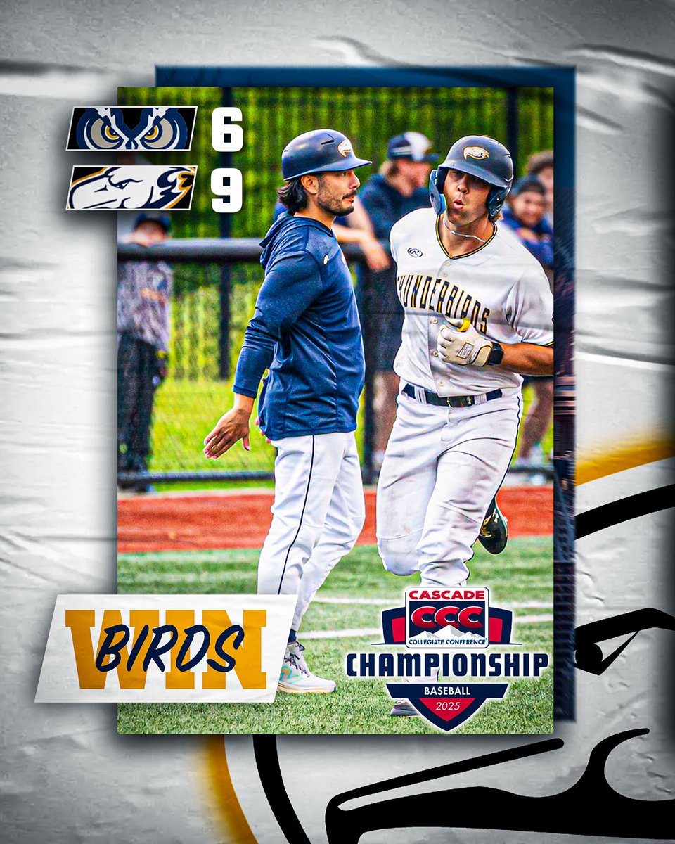 ubc_baseball's tweet image. How we feeling T-Birds fans? We are headed to the CCC Championship final.
⚡️⚡️
#GOBIRDSGO #STAYONTHERIDE