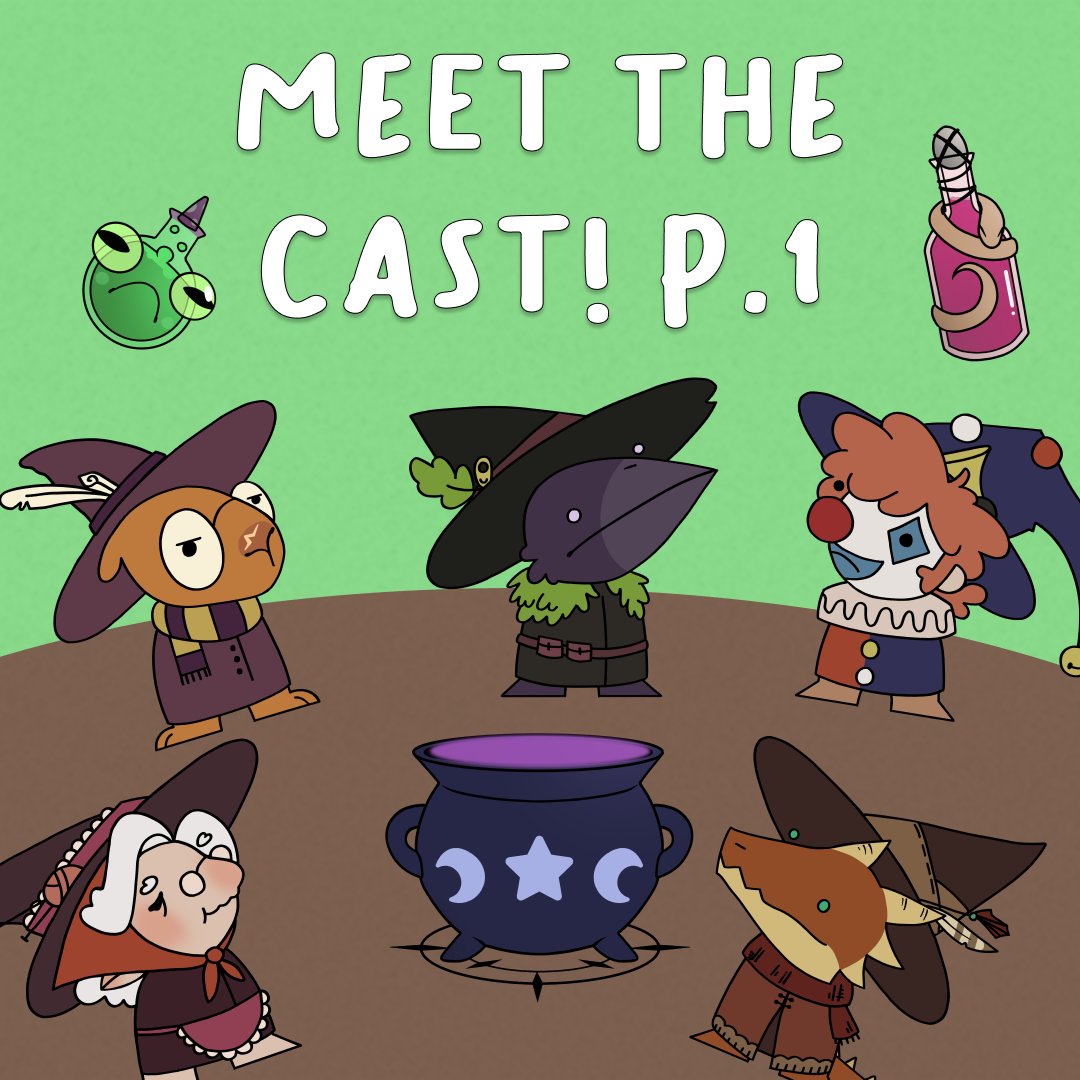 PotionProblems's tweet image. Meet some of our characters! Comment which one is your favorite, and who you claim! 🧪 #uscgames #potionproblems #studentgame #indiegame #socialdeductiongame #partygame