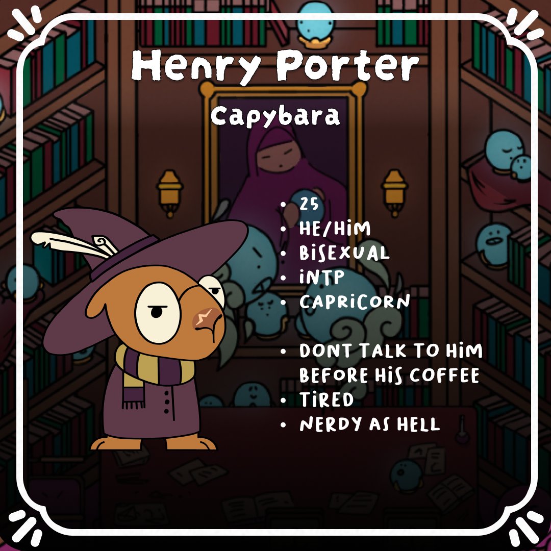 PotionProblems's tweet image. Meet some of our characters! Comment which one is your favorite, and who you claim! 🧪 #uscgames #potionproblems #studentgame #indiegame #socialdeductiongame #partygame