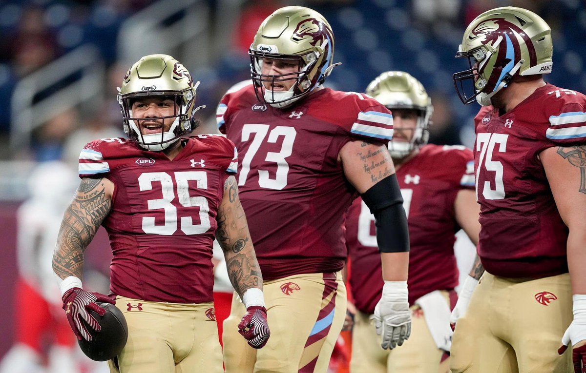 The DC Defenders have two players that are top 5 in sacks this season.

# of sacks allowed by the Michigan Panthers offensive line or by Bryce Perkins: 0