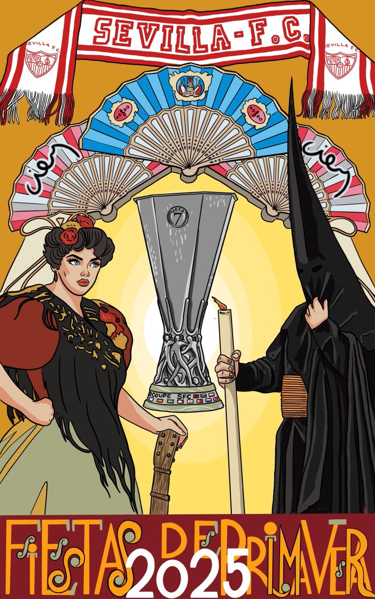 Sevillistas, esta semana decora tu caseta, bar, negocio o cualquier rincón. 
Porque no hay nada más sevillista que la primavera y sus fiestas. 
Os dejamos el cartel para que lo uséis. 

Ahora más que nunca SEVILLA F.C.