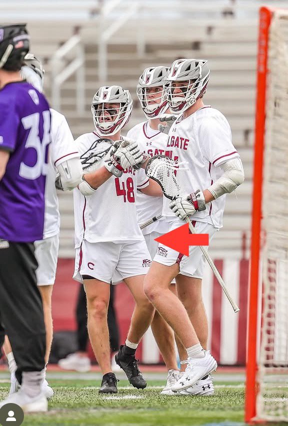 ISLSPORTS's tweet photo. GrotonZebras: Congratulations to former FB/Lax Zebra Patty Eldredge ‘22 and @ColgateMLax on their Patriot League Championship!
Good Luck in the NCAA’s.
@ZebraFball https://t.co/OMyngxMchr