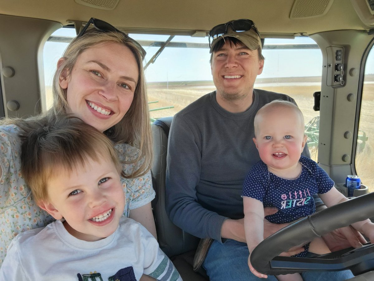 Chickpeas going in the ground along Montana North Dakota border