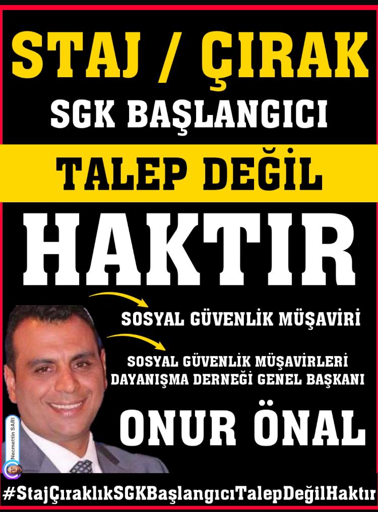 <a href="/Mb1461BEKROLU/">Muharrem BEKİROĞLU</a> <a href="/MustafaENM35048/">EST Mustafa ŞEN</a> <a href="/ESTOsmanDa5009/">Osman Dayan</a> <a href="/mhp/">Mark H Pavlidis</a> <a href="/Onuronal_/">Onur Önal</a> <a href="/RTErdogan/">Recep Tayyip Erdoğan</a> <a href="/RTEdijital/">Erdoğan Dijital Medya</a> <a href="/tcbestepe/">T.C. Cumhurbaşkanlığı</a> <a href="/dbdevletbahceli/">Devlet Bahçeli</a> <a href="/cbsbb/">T.C. Cumhurbaşkanlığı Strateji ve Bütçe Başkanlığı</a> <a href="/TatarHummet/">Hümmet TATAR</a> <a href="/_cevdetyilmaz/">Cevdet Yılmaz</a> <a href="/MuratCahidCINGI/">Dr.Murat Cahid CINGI</a> <a href="/yilmaztunc/">Yılmaz TUNÇ</a> <a href="/isikhanvedat/">Prof. Dr. Vedat Işıkhan</a> <a href="/erkanakcay45/">Erkan Akçay</a> Devletimiz staj çırak mağduriyetini 190 Milyarlık çözüm raporuyla. Mutlaka çözecektir. Sonuna kadar Devletimize Güveniyoruz. 
Thy033
Sayın
<a href="/RTErdogan/">Recep Tayyip Erdoğan</a>
<a href="/dbdevletbahceli/">Devlet Bahçeli</a>
<a href="/isikhanvedat/">Prof. Dr. Vedat Işıkhan</a>
<a href="/Akparti/">AK Parti</a>
<a href="/MhpTbmmGrubu/">MHP TBMM Grubu #MHP</a>
Mesleki Çözüme Devlet Onayı
#StajyerÇırağaTamGelecek