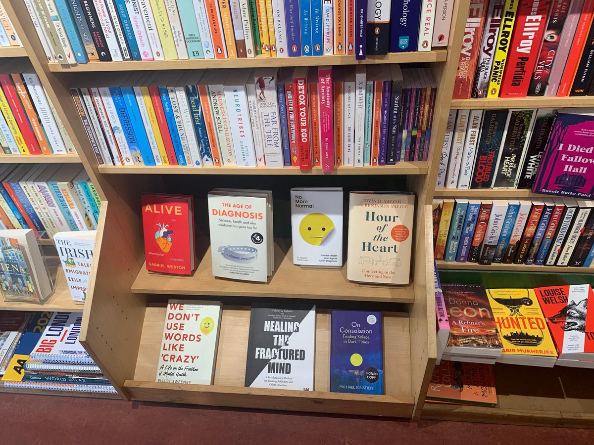 elliotfsweeney's tweet image. More book spots of We Don’t Use Words Like Crazy - the first at The Wellcome Collection’s wonderful bookshop, the second at Highgate Bookshop up the road from the mental health unit where I trained. #highgatebookshop #wellcometrust #mentalhealth