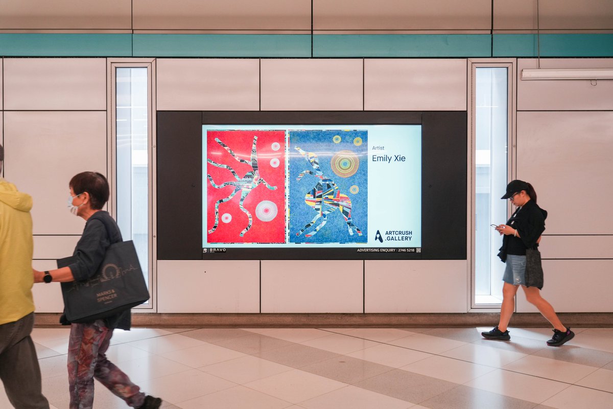Emily Xie (@emilyxxie) on Twitter photo Thank you <a href="/artcrushgallery/">Artcrush Gallery</a> and <a href="/BravoMedia_HK/">Bravo Media</a> for prominently displaying my digital works on public screens throughout Hong Kong for all of last month! π Thank you <a href="/artcrushgallery/">Artcrush Gallery</a> and <a href="/BravoMedia_HK/">Bravo Media</a> for prominently displaying my digital works on public screens throughout Hong Kong for all of last month! π