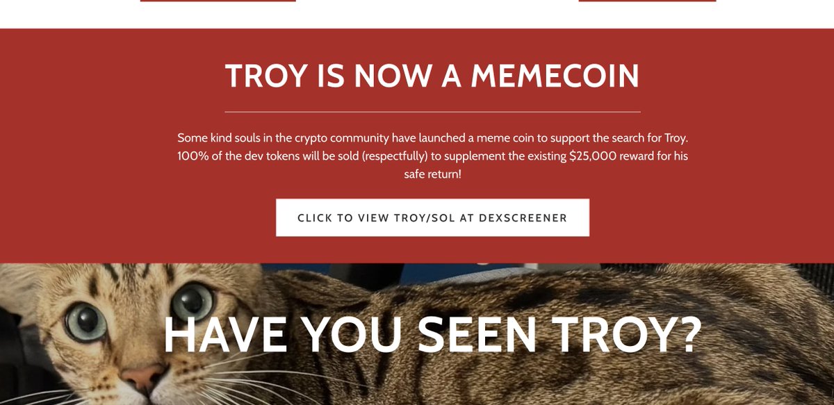 AmyScarlata's tweet photo. I've discovered via NextDoor that Milo Yiannopoulos's cat is missing in Silverlake and there is memecoin involved for the reward.  #WheresTroyDotCom https://t.co/mXht5rd34X