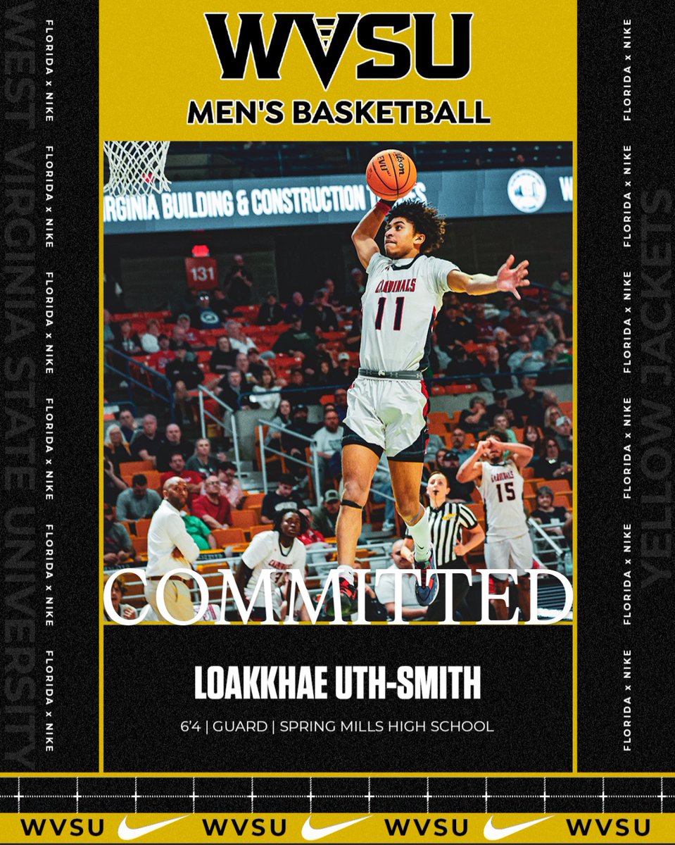 Loakkhae Uth-Smith (@loakkhae_uth) on Twitter photo Blessed to get the chance to play at the next level <a href="/WVSU_MBB/">WVSU Men’s Basketball</a>. I would like to thank God and my family for pushing me into the man & player I am today. None of this would be possible without them. Let’s Go Yellow Jackets!! Blessed to get the chance to play at the next level <a href="/WVSU_MBB/">WVSU Men’s Basketball</a>. I would like to thank God and my family for pushing me into the man & player I am today. None of this would be possible without them. Let’s Go Yellow Jackets!!