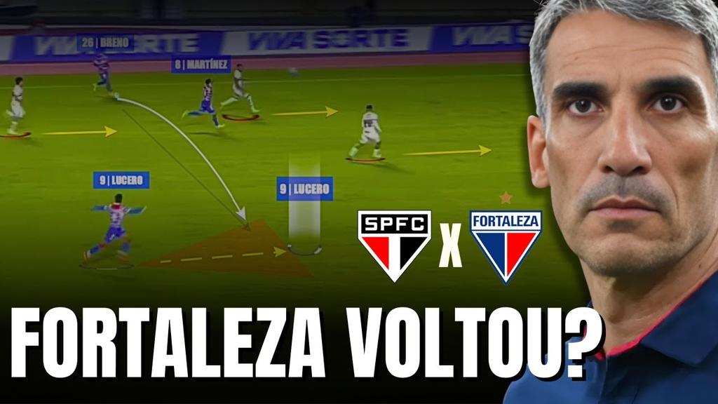 🇫🇷No duelo tático entre Vojvoda e Zubeldia, o Fortaleza AMASSOU o São Paulo nos ataques rápidos. Explico:
  
🔥Marcação alta
⚔️Defesa soberana nos duelos
🛡️Proteção da grande área
🎯Breno Lopes jogador-alvo
💥Ataques rápidos

Edição: <a href="/KlipDraw/">KlipDraw</a>