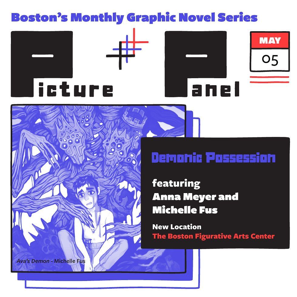 Boston #Comics Roundtable pointer of the day: Comics events on Monday, May 5!

Craig Thompson’s graphic memoir “Ginseng Roots,” Cambridge library, 6pm: harvard.com/event/craig-th…

Anna Meyer &amp; Michelle Fus, Boston Figurative Arts Center, Somerville, 7pm: bostoncomicarts.org/event-details/…