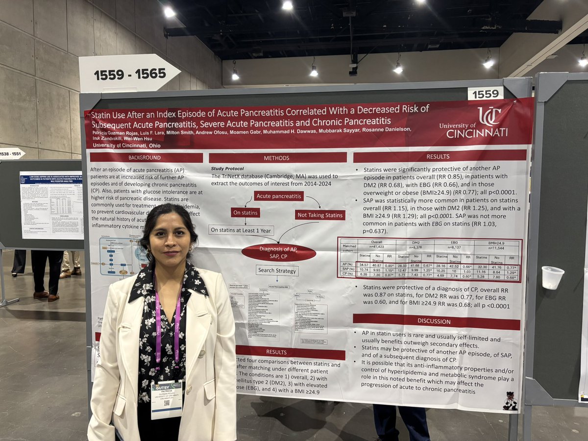 LuisLaraMD (@luislaramd1) on Twitter photo UC us <a href="/DDWMeeting/">Digestive Disease Week</a> wonderful to see our trainees, junior faculty and others representing <a href="/UCMCGIHEP/">University of Cincinnati GI and Hep</a> <a href="/uc_health/">UC Health</a> <a href="/UCincyMedicine/">UC College of Medicine</a> <a href="/CityOfCincy/">City of Cincinnati</a> with interesting studies in the effect of statins and metformin in acute pancreatitis and the risk of diverticulitis! Thanks for your efforts UC us <a href="/DDWMeeting/">Digestive Disease Week</a> wonderful to see our trainees, junior faculty and others representing <a href="/UCMCGIHEP/">University of Cincinnati GI and Hep</a> <a href="/uc_health/">UC Health</a> <a href="/UCincyMedicine/">UC College of Medicine</a> <a href="/CityOfCincy/">City of Cincinnati</a> with interesting studies in the effect of statins and metformin in acute pancreatitis and the risk of diverticulitis! Thanks for your efforts