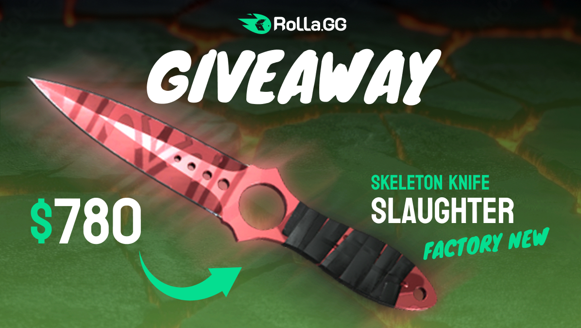 rolladotgg's tweet image. BIG ROLLA.GG GIVEAWAY!🎉

Skeleton Knife - Slaughter (FN)🔥

How to enter?
✅ Like, RT and follow: @rolladotgg 
✅ Join the Discord: discord.gg/rollagg
✅ Comment your Discord username + tag 2 friends

Rolling this beauty in 14 days, good luck!⏰

#Giveaway