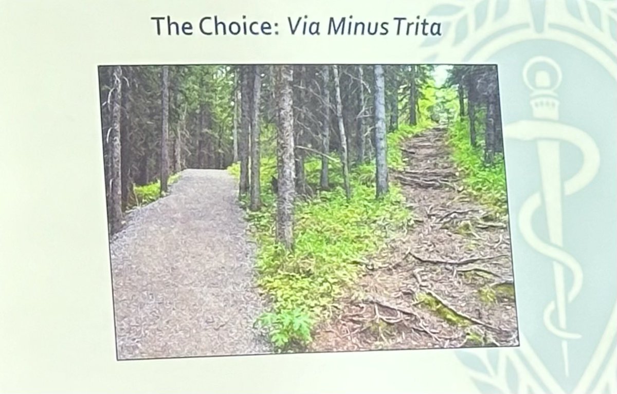 Crystal Zhang, MD, MPH (@crystalzhangmd) on Twitter photo During the #AATS2025 Presidential Address, Dr. <a href="/JonesDavid2013/">Jones David R.</a> encourages us to enjoy the totality of the scholarship journey and reminds us to challenge ourselves by choosing via minus trita - the road less traveled, echoing Robert Frost’s famous poem <a href="/MSKCancerCenter/">Memorial Sloan Kettering Cancer Center</a> <a href="/AATSHQ/">AATS</a> During the #AATS2025 Presidential Address, Dr. <a href="/JonesDavid2013/">Jones David R.</a> encourages us to enjoy the totality of the scholarship journey and reminds us to challenge ourselves by choosing via minus trita - the road less traveled, echoing Robert Frost’s famous poem <a href="/MSKCancerCenter/">Memorial Sloan Kettering Cancer Center</a> <a href="/AATSHQ/">AATS</a>